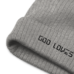God Loves U - Ribbed Knit Beanie