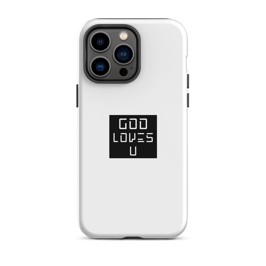 God Loves U - iPhone® 14 Pro Max Case - White